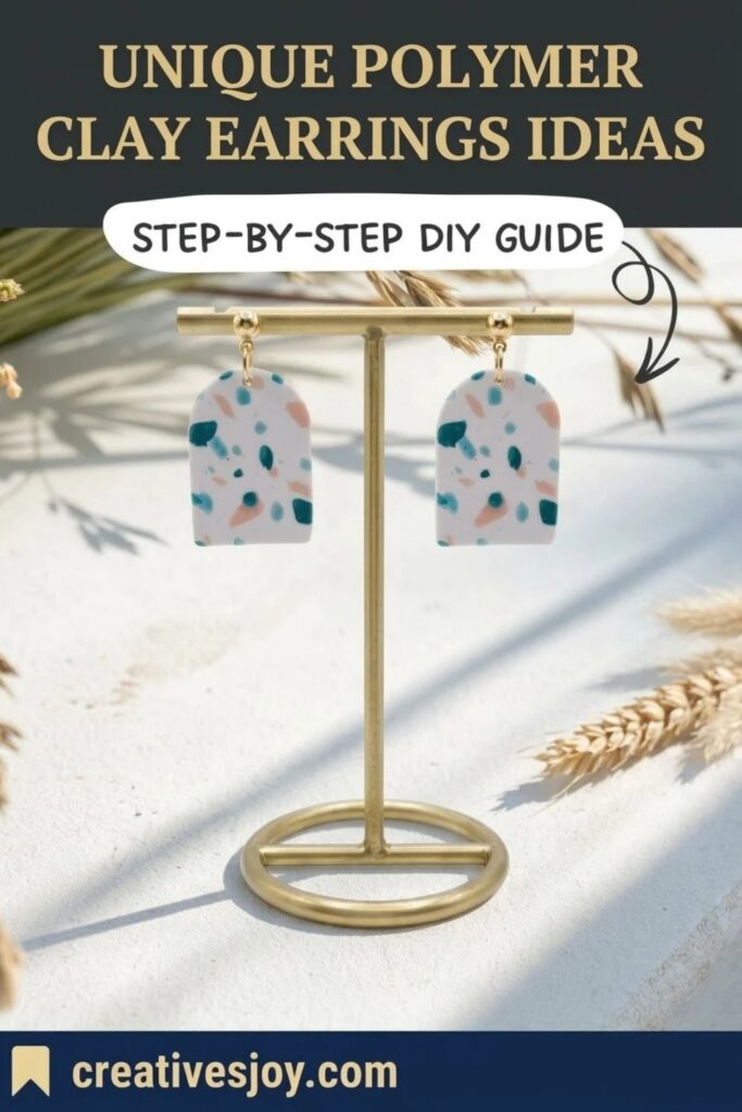 Unique Polymer Clay Earrings Ideas