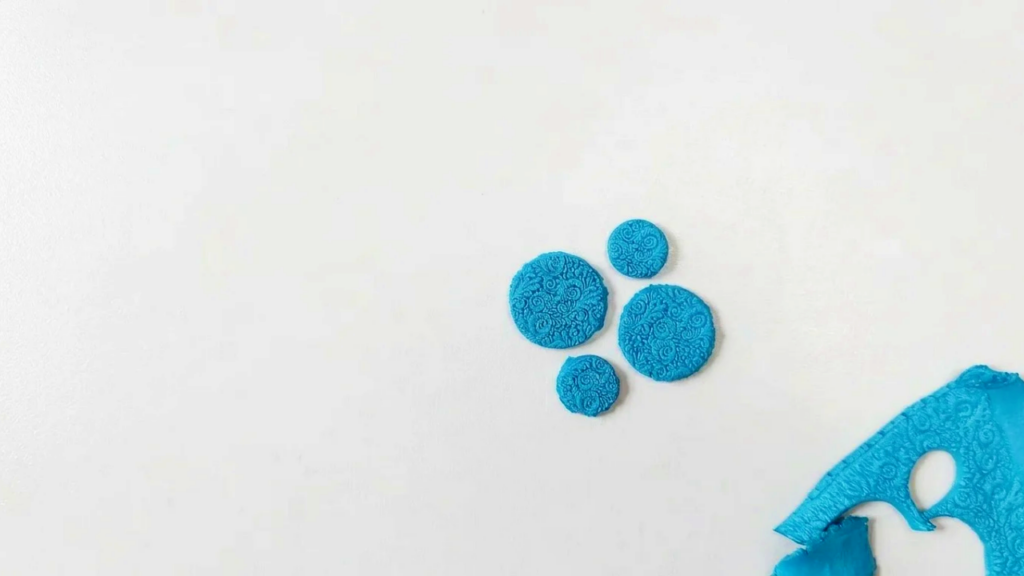 Vintage Polymer Clay Pendant 5